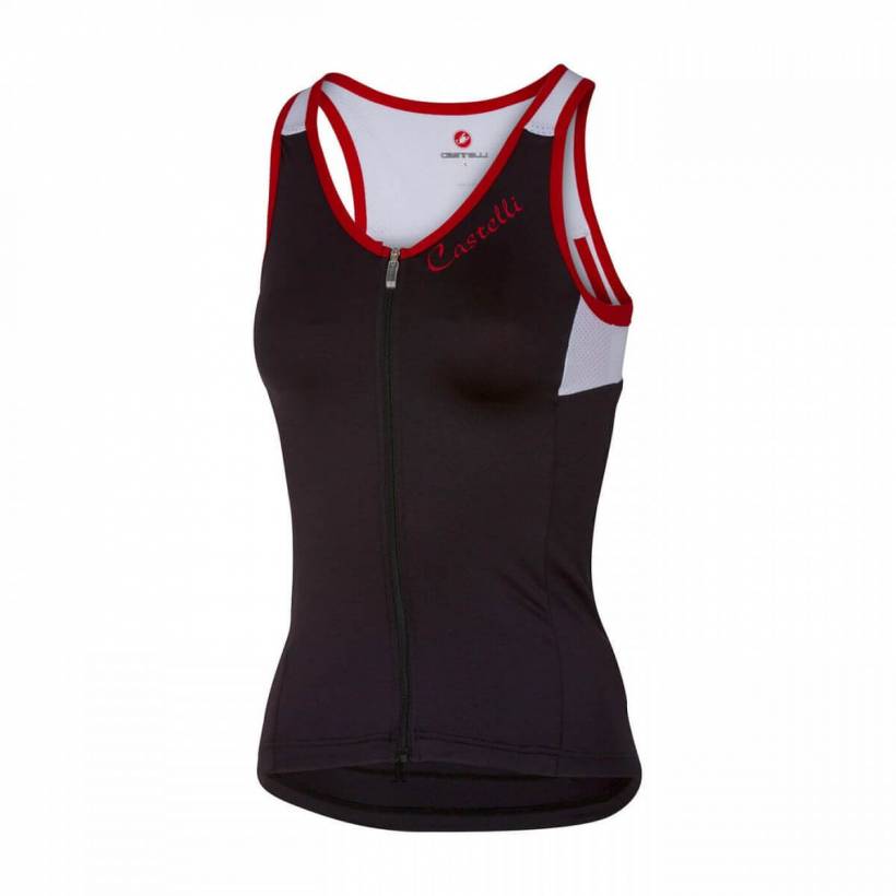 Castelli Solare women's top black / white