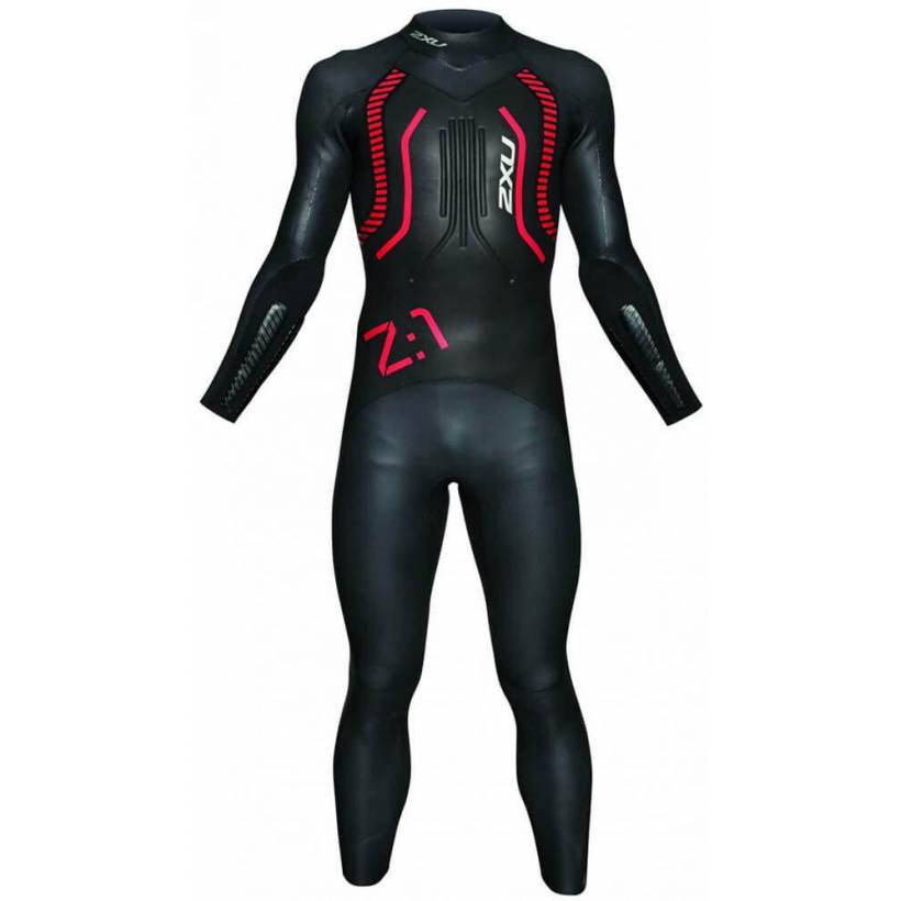 2XU Z: 1 Kombinezon Czarny/Czerwony Neopren