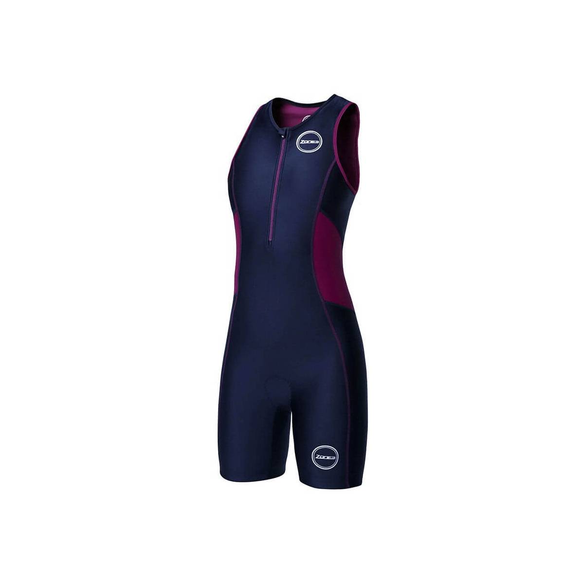 Tritraje Zone3 mujer negro/morado, Size XS.