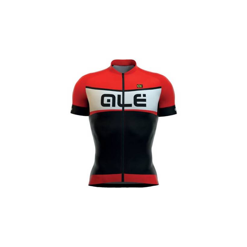 Maglia Alé m/c Graphics Formula 1.0 nera/rossa SS17