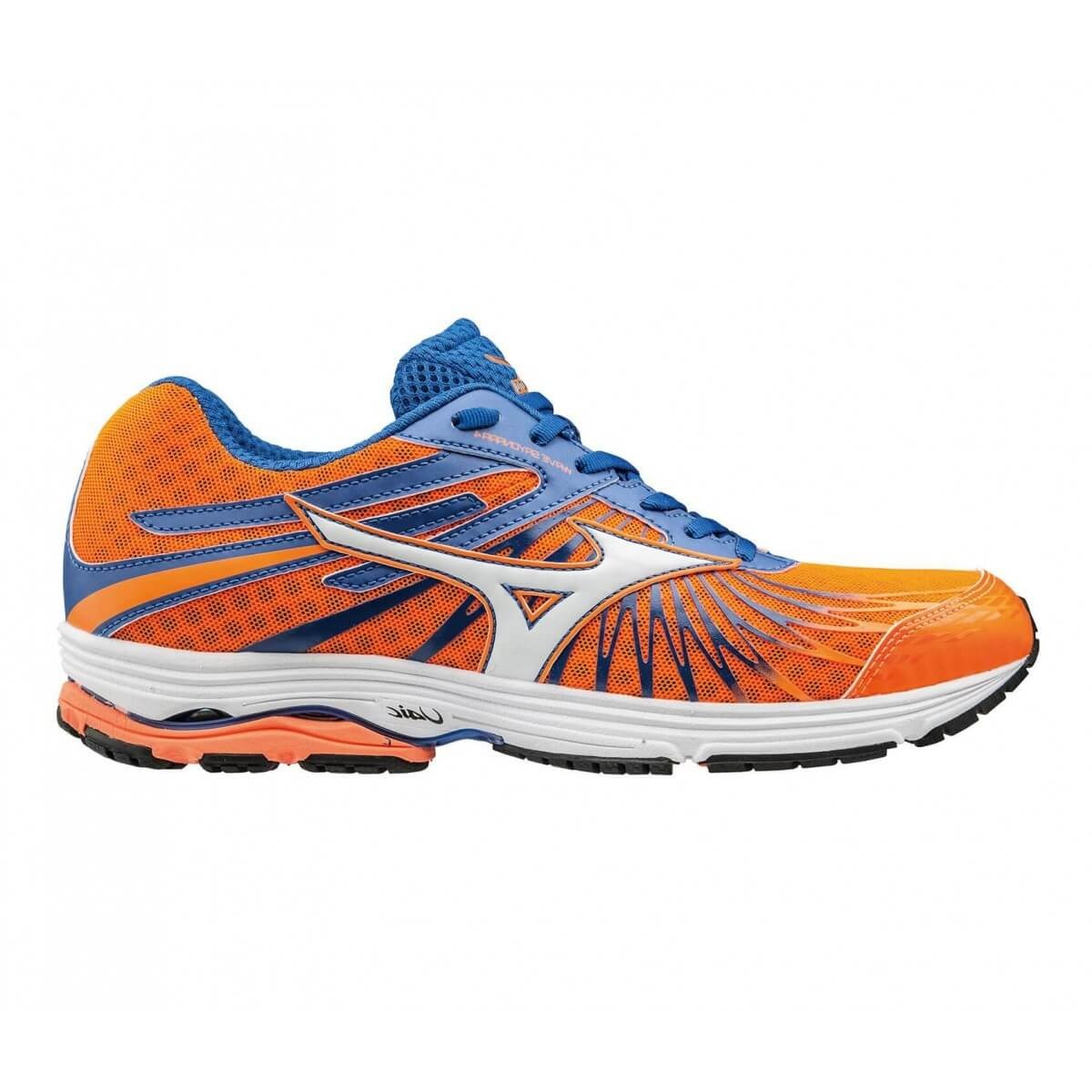 een vergoeding partitie Vrijlating Mizuno Wave Sayonara 4 orange / blue SS17