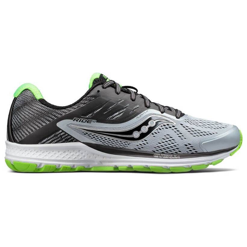 Buty Saucony Ride 10 AW17 Szare, Niebieskie i Limonkowe