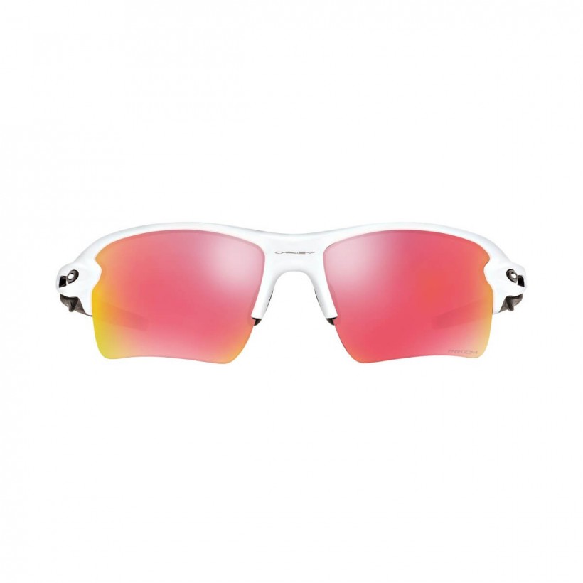 Oakley Flak 2.0 XL Polished White Prizm Field Running Glasses