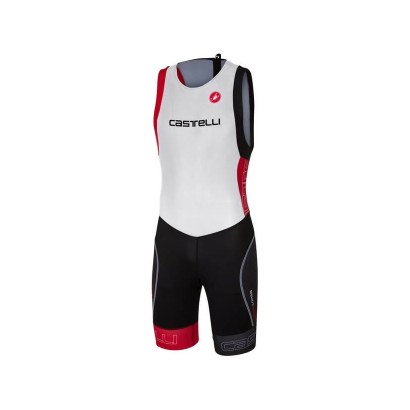 Castelli Short Distance Suit MENS Trisuit Color Black / Red / White