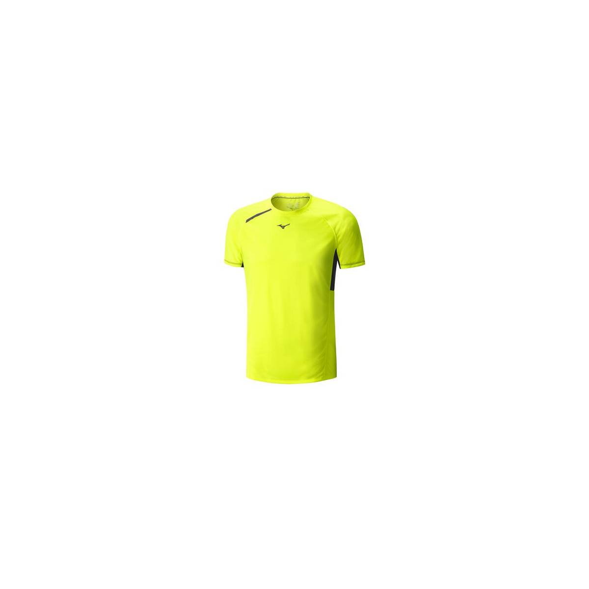 T shirt Mizuno Premium Aero Tee in colore giallo fluo da uomo