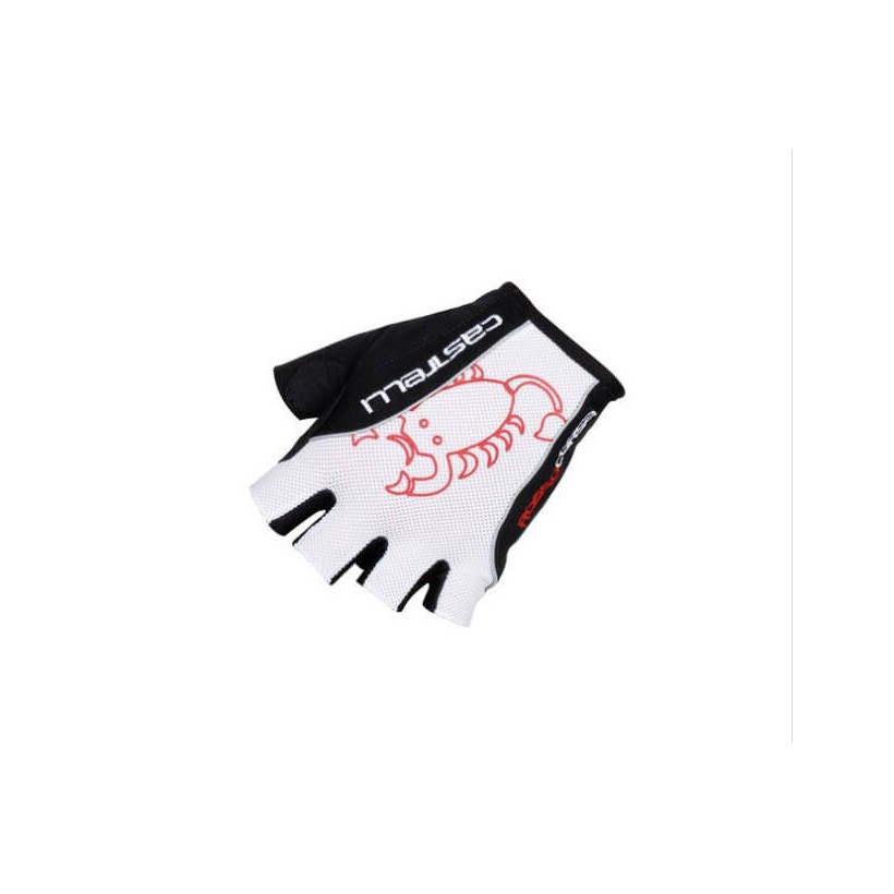 Rosso Corsa Classic Gloves black / white Castelli