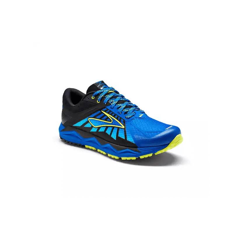Sapato masculino Brooks Caldera amarelo/azul AW17