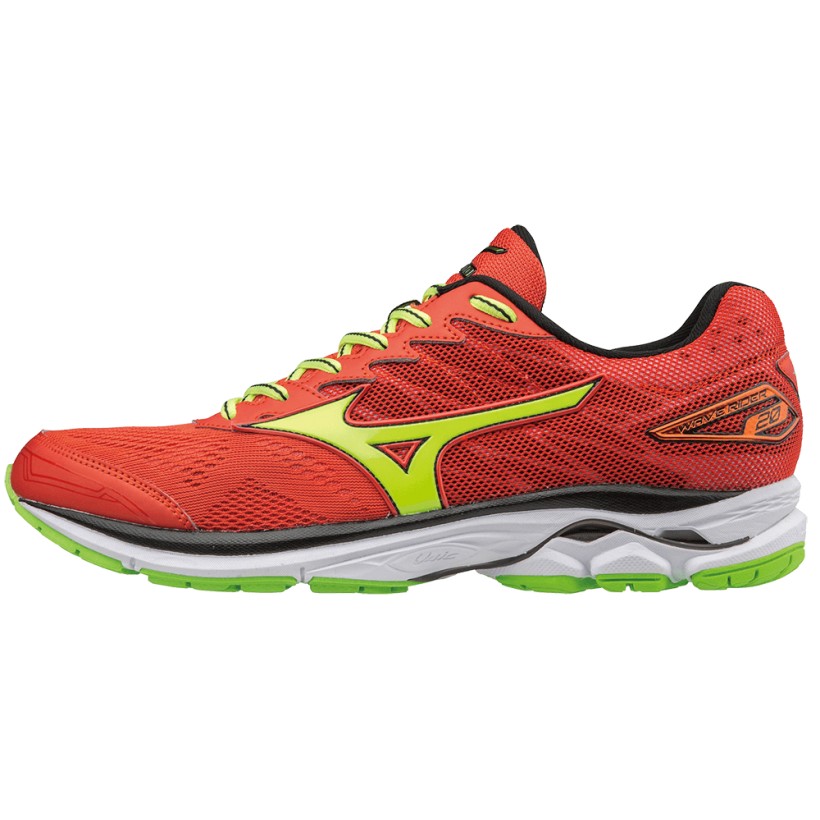 Mizuno Wave Rider 20 shoes orange / yellow AW17