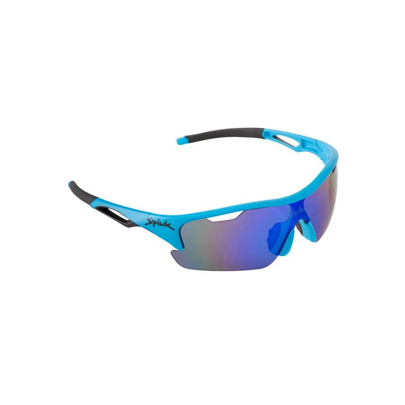 Occhiali da ciclismo Spiuk Jifter Blu/nero Lenti specchiate blu