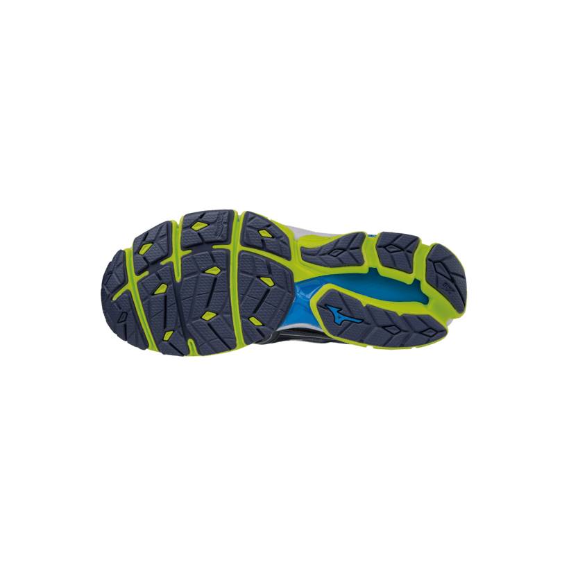 Mizuno Wave Sky Blue / Yellow FW17 shoe