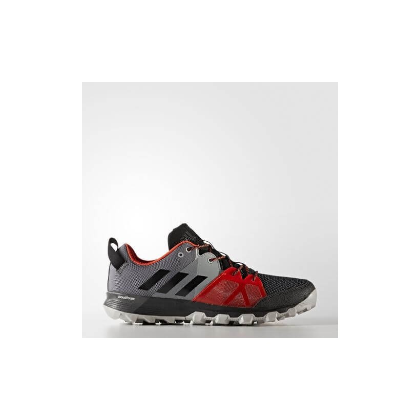 Zapatillas Kanadia 8.1 Trail Running negro/rojo - Hombre