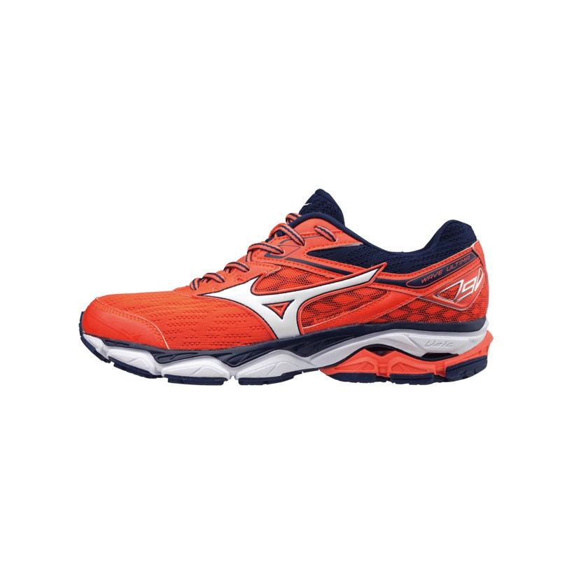 Zapatilla Mizuno Wave Ultima 9 coral azul OI17 Mujer