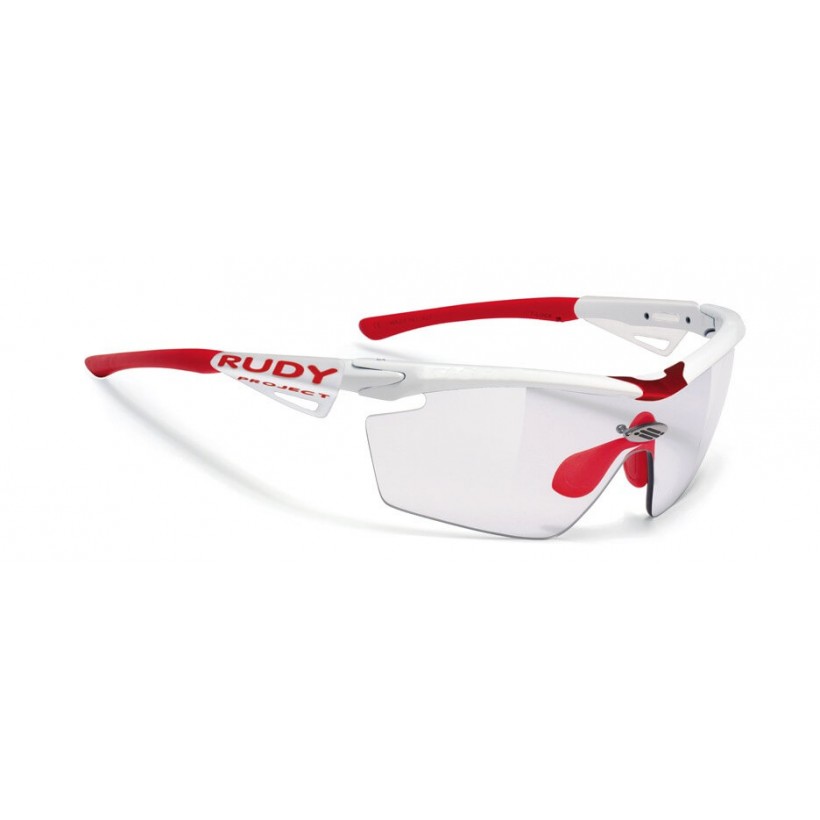 Lunettes Genetyk Racing Pro Blanc ImpactX Photochromique Clair Rudy Project