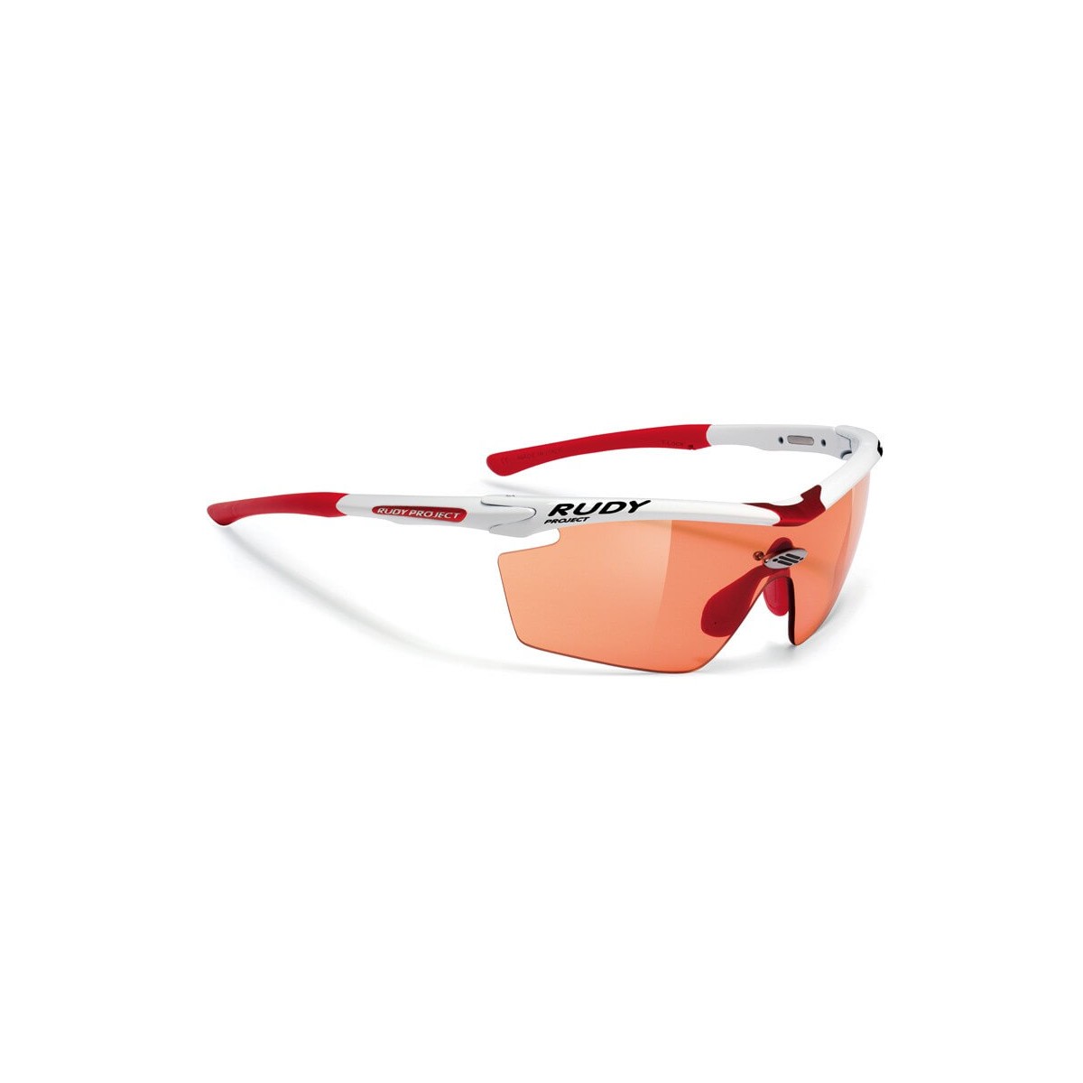 Image of Genetyk Racing White ImpactX Photochrome Red Rudy Project Brille