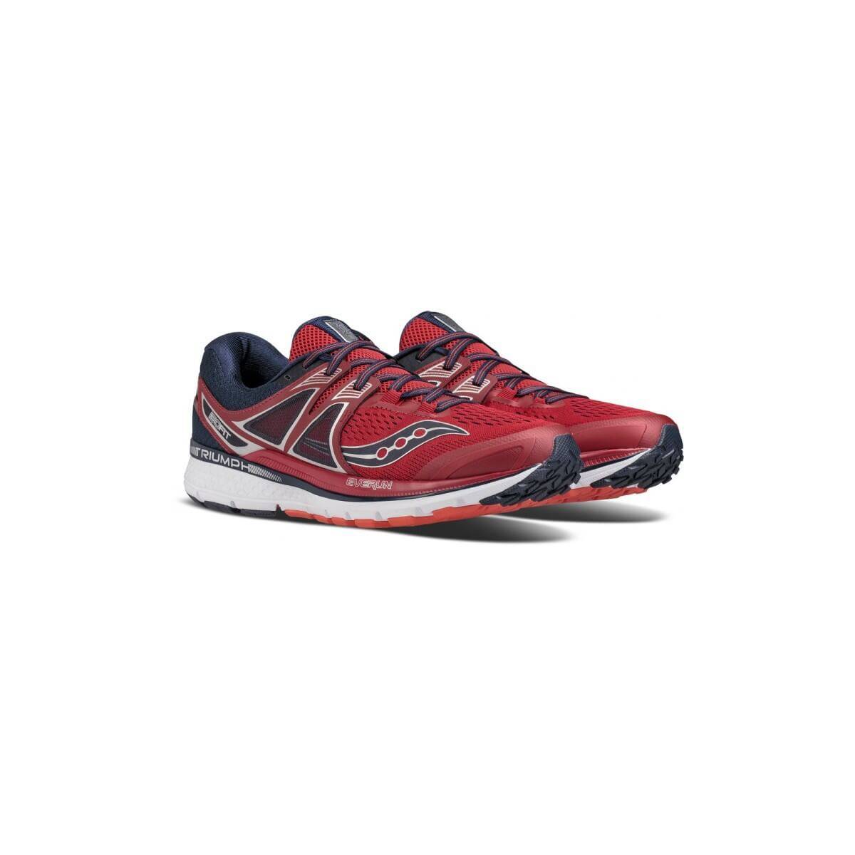 Saucony Triumph ISO 3 AW17 Herren Schuhe Rot und Marine