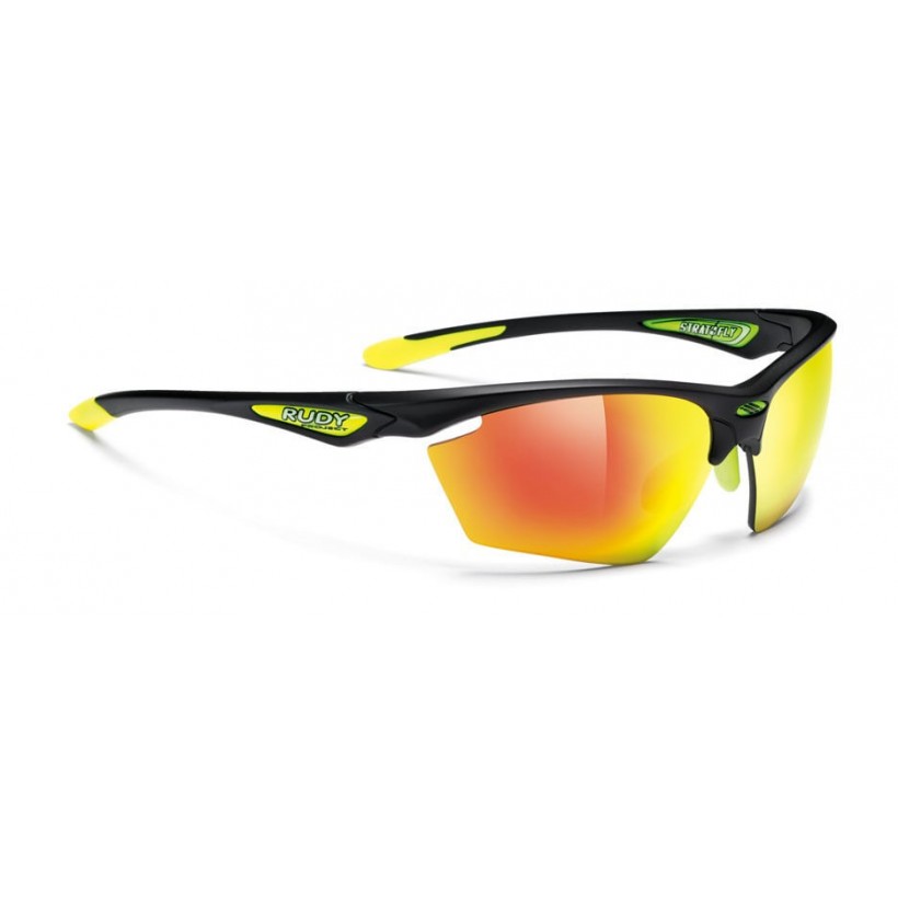 Stratofly Matte Black RPO Multilaser Orange Rudy Project Glasses