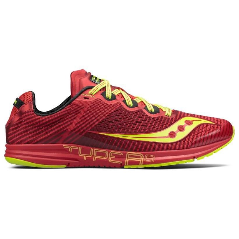 Saucony Type A8 FW17 Orange and Yellow Men's Running Shoes