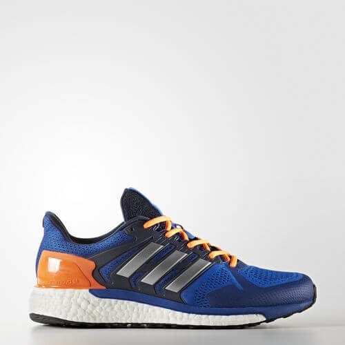 financiero Acusador telar Zapatillas Adidas Supernova ST azul y naranja OI17
