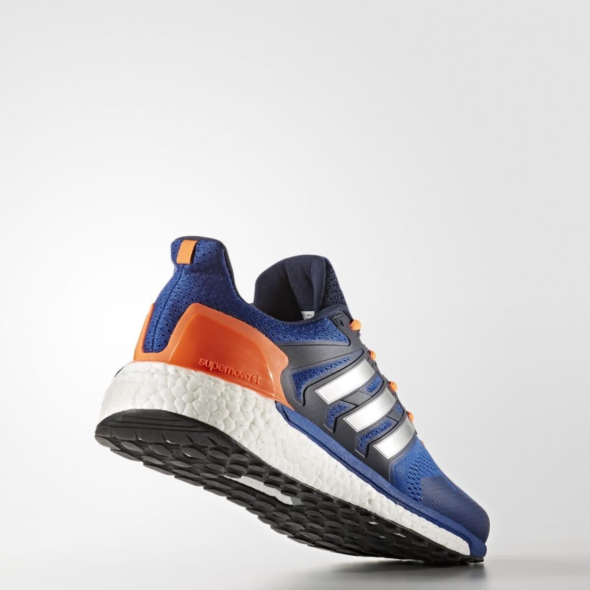 miseria tal vez Residente Zapatillas Adidas Supernova ST azul y naranja OI17