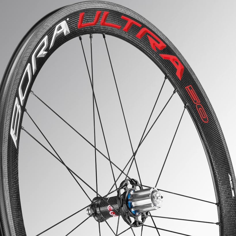 Campagnolo Bora Ultra 50 Zestaw kół Bright Label Opona 2018