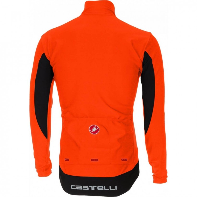 Castelli Rain Jacket Perfetto Orange Man AW17
