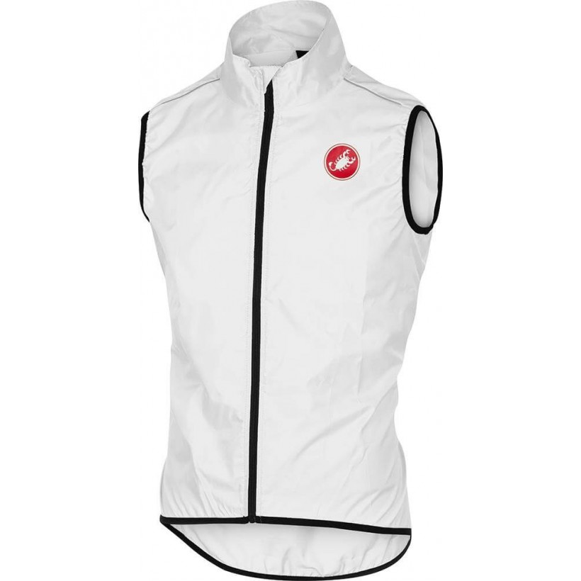 Castelli Long Squadra White Vest Man AW17