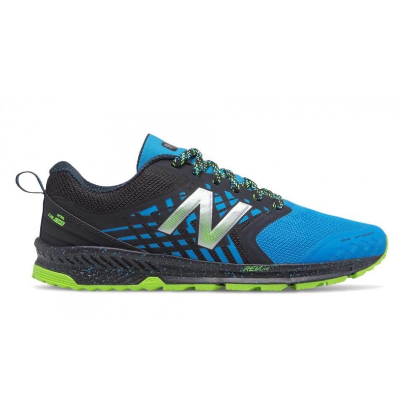 Trail shoes New Balance FuelCore Nitrel Blue and green AW17