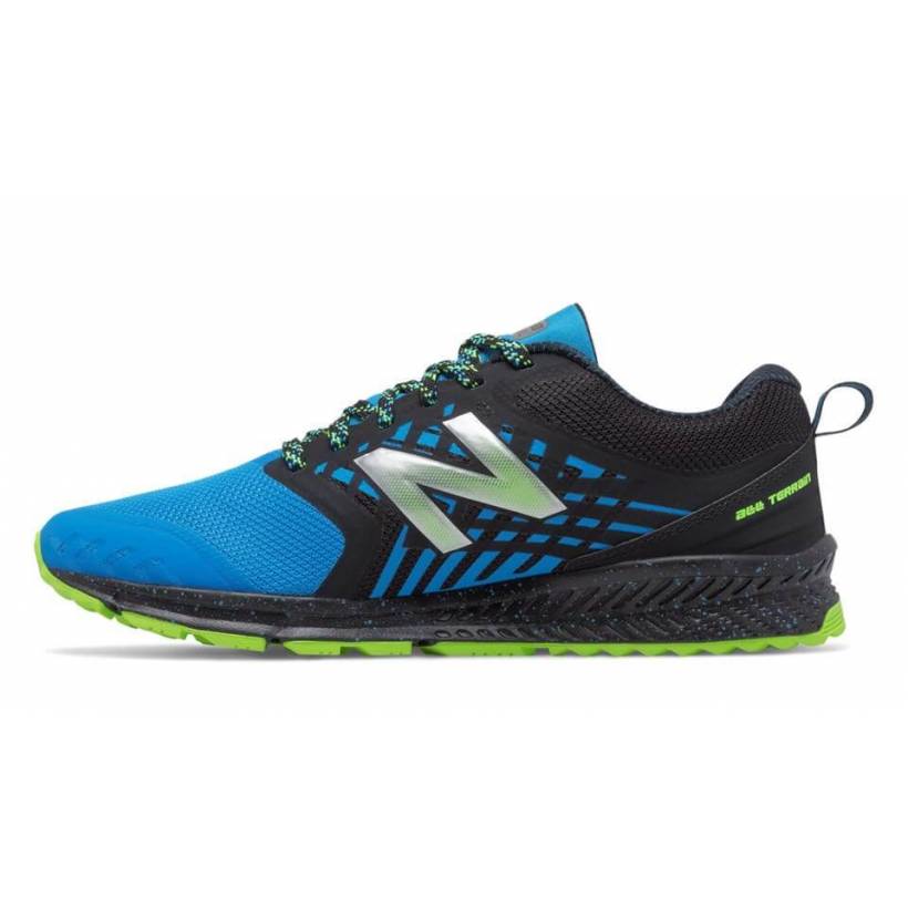 Zapatillas Trail New Balance FuelCore Nitrel Azul y verde OI17
