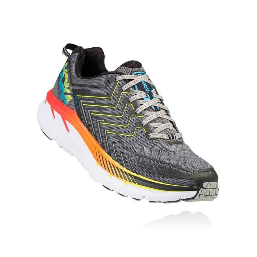 Hoka One One Clifton 4 AW17 Shoes Gray Color