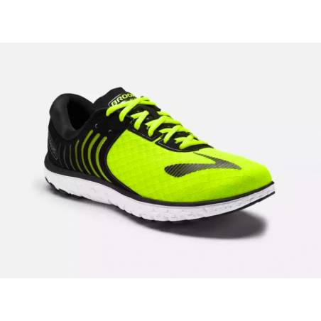 Brooks Pure Flow 6 Schuhe Schwarz und Gelb AW17