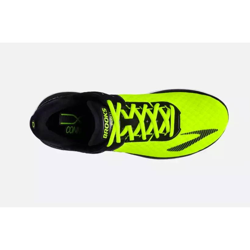 Brooks Pure Flow 6 Schuhe Schwarz und Gelb AW17