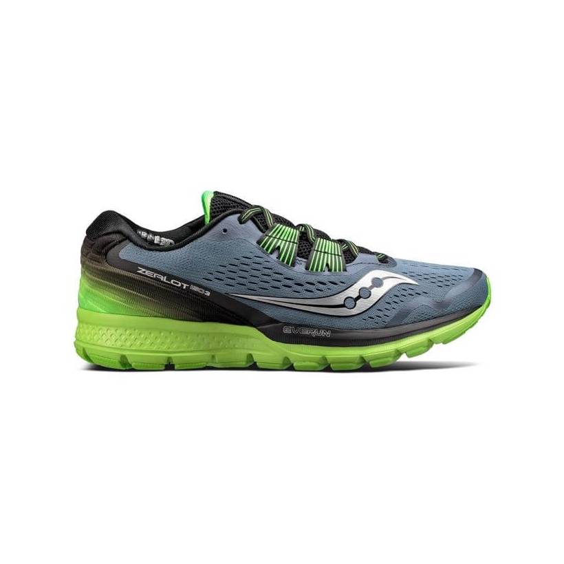 Zapatillas Zealot ISO 3 Gris, negro y lima Hombre OI17