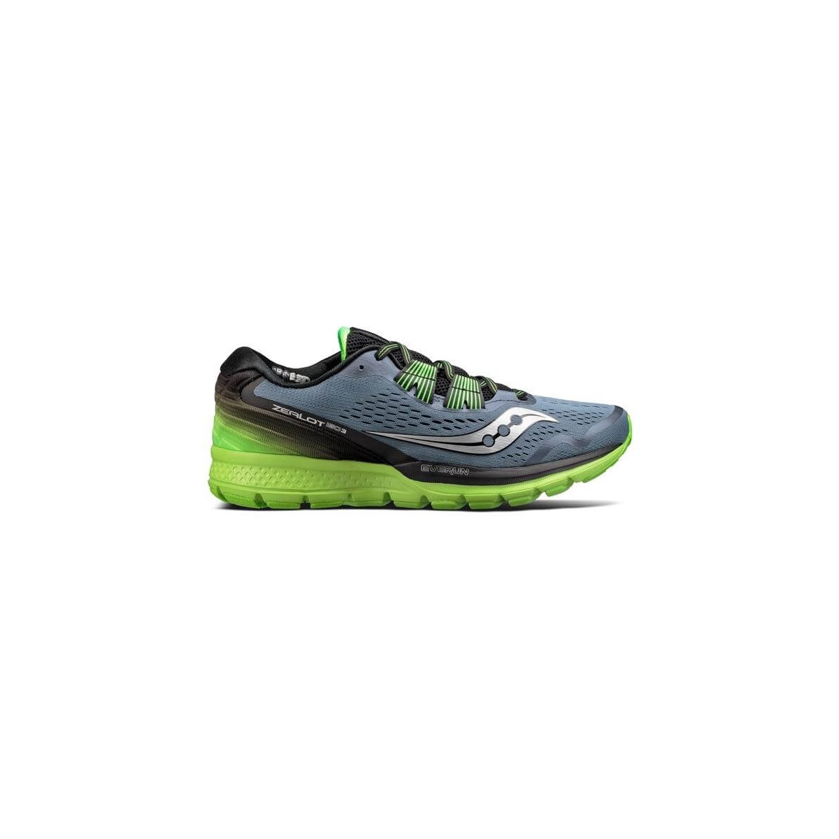 Zapatillas Zealot ISO 3 Gris negro y lima OI17