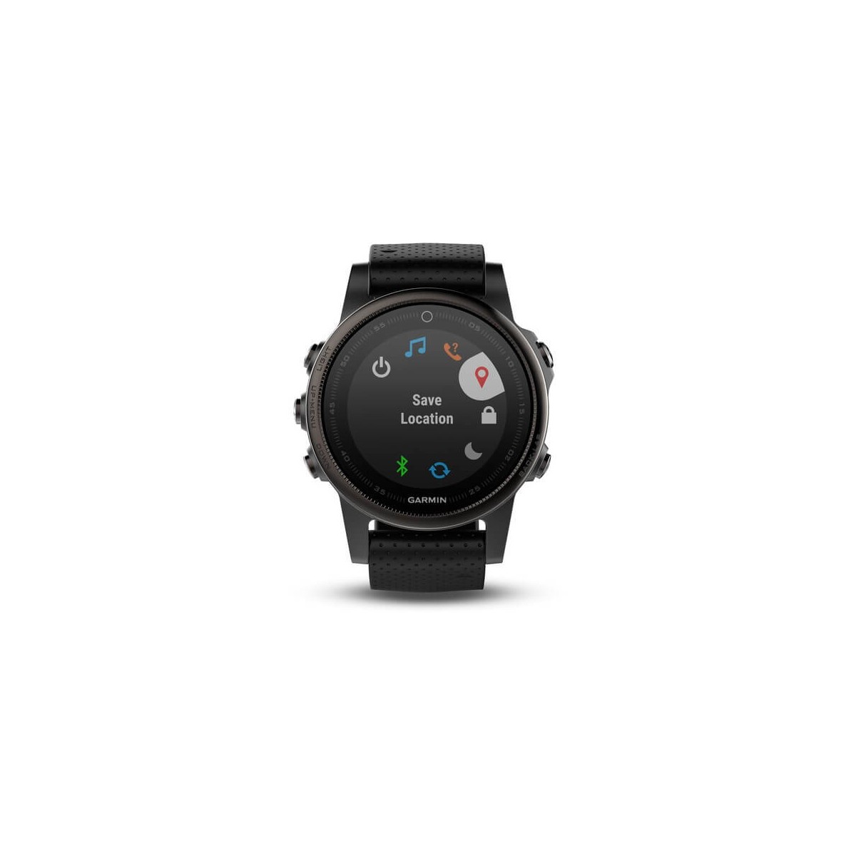 Garmin fenix 5s black sapphire with black strap