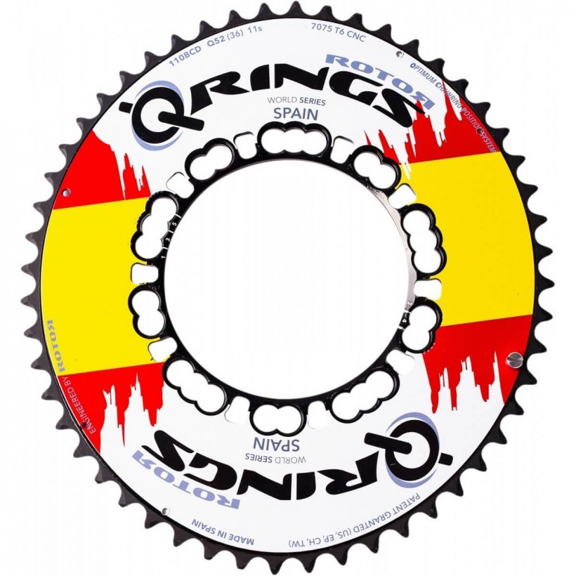 Ovaler Plattenrotor Q-Ring Aero Exterior Flag Edition