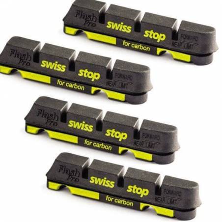 SwissStop Flash Carbon Brake Shoes - Black Prince Road
