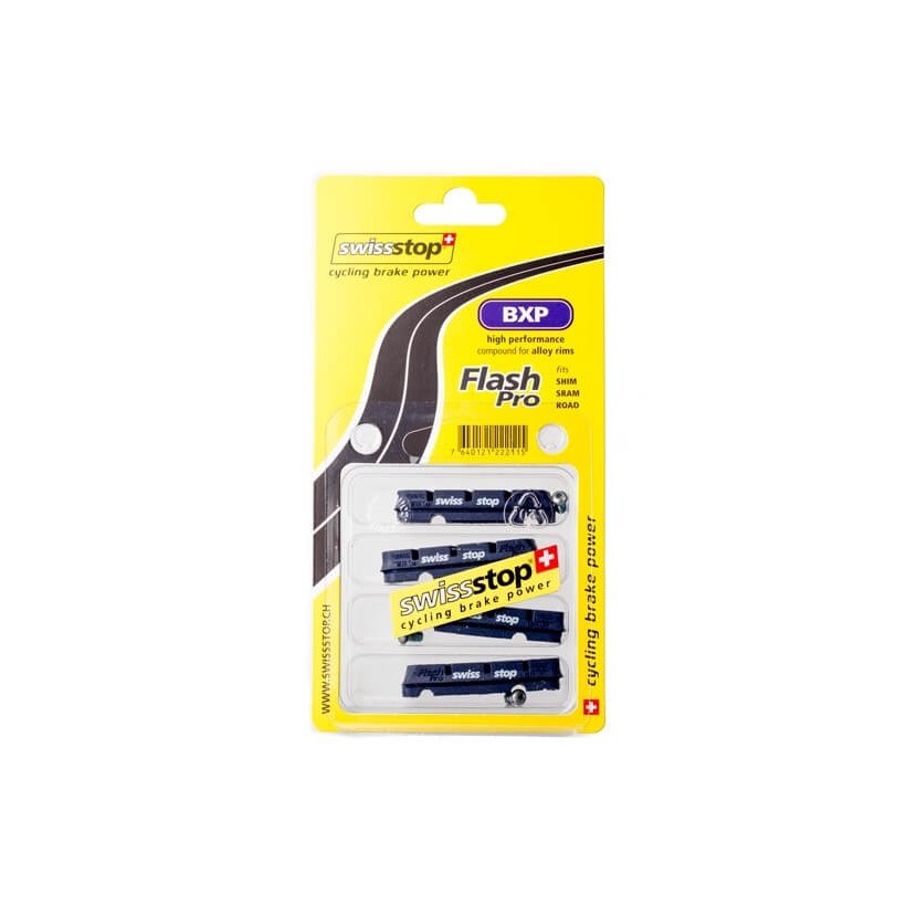 SwissStop Flash Pro Aluminum Brake Shoes - BXP Road