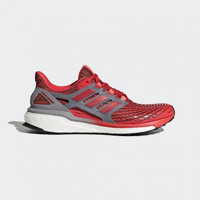 Adidas running shoes Energy Boost Man IO17 red and gray