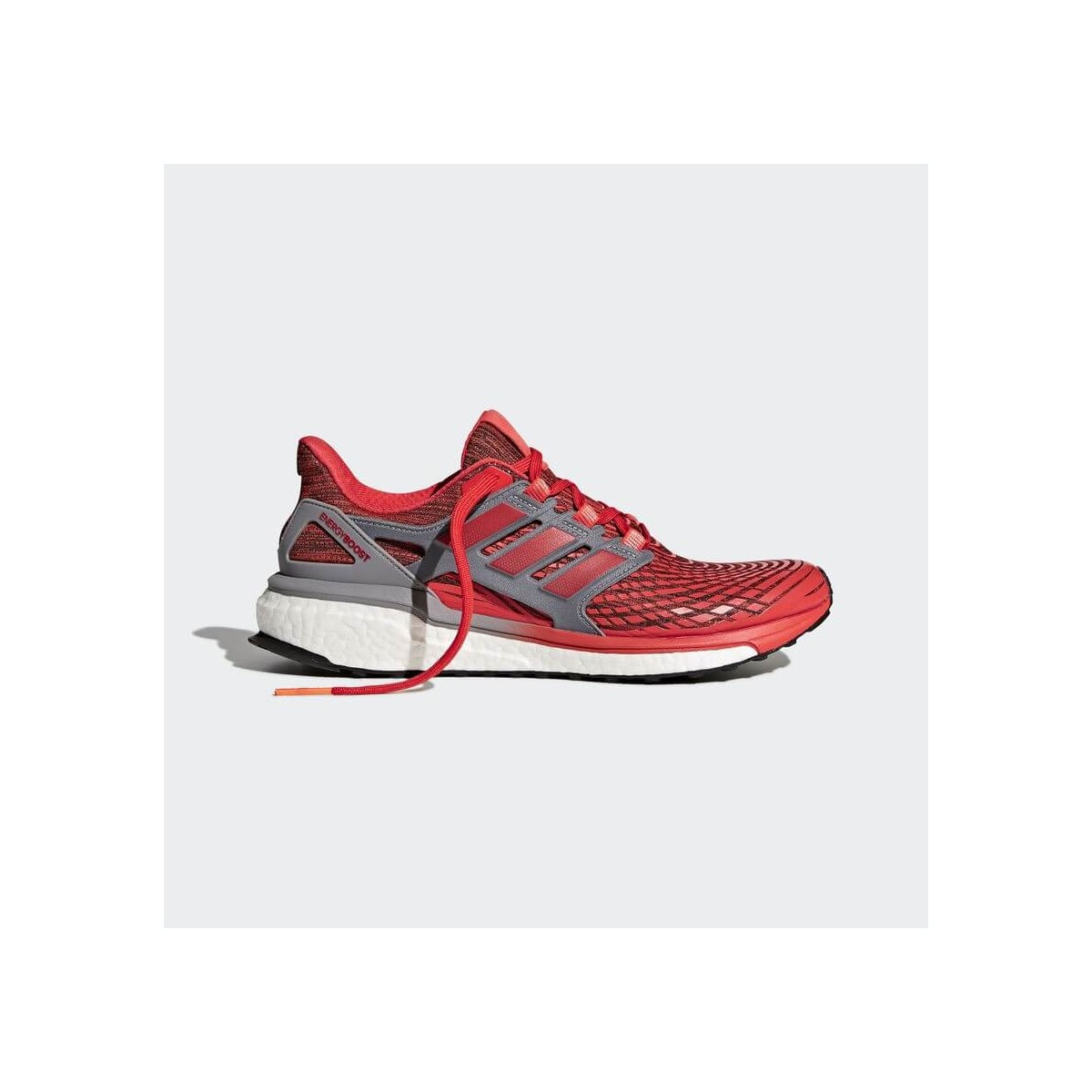 Zapatillas Adidas Energy Boost hombre PV18 rojo y gris