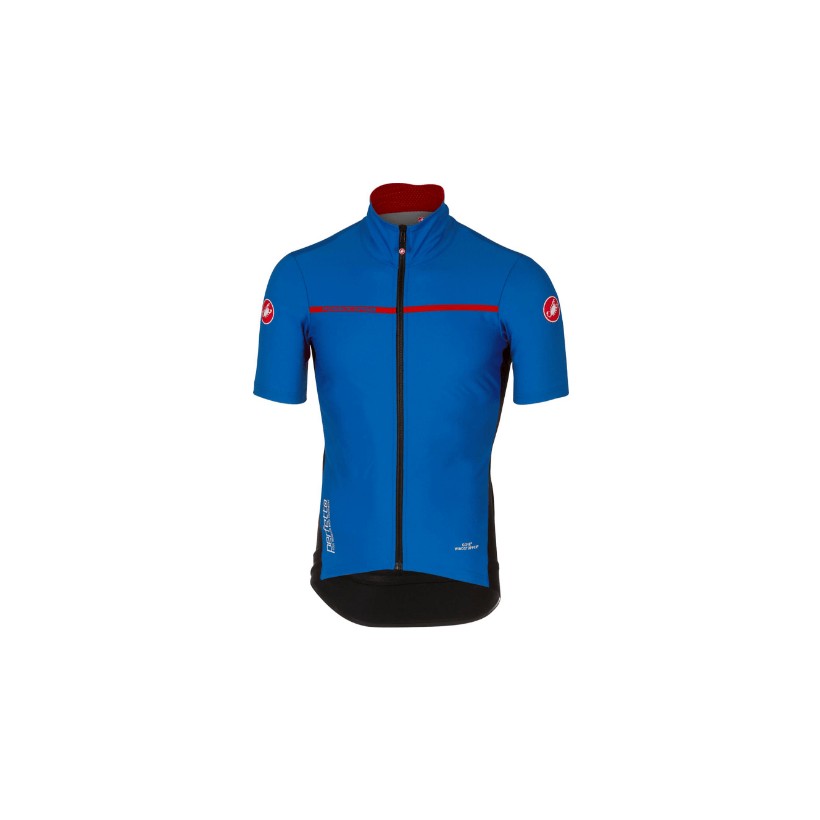 Castelli Perfetto Light 2 Short Sleeve Blue Jersey for Men AW17