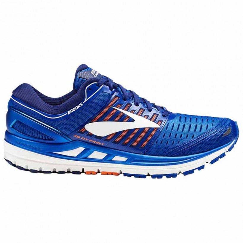 Brooks Transcend 5 Blue / Orange / White Men's SS18 Shoes