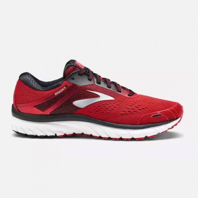 Brooks Adrenaline GTS 18 Shoes Red / Black / Silver SS18