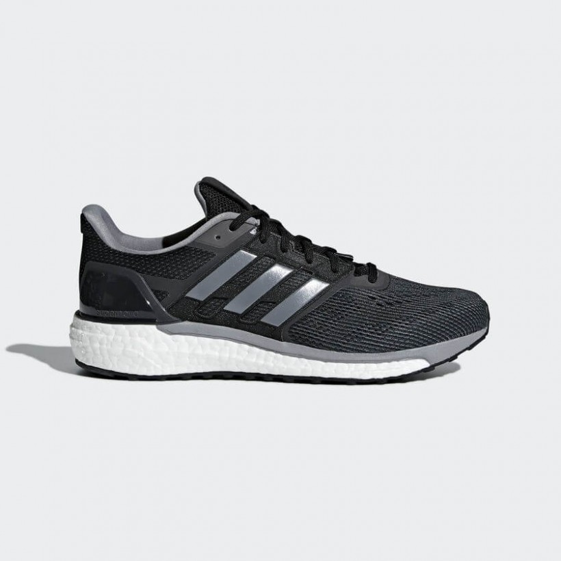 adidas gris con negro