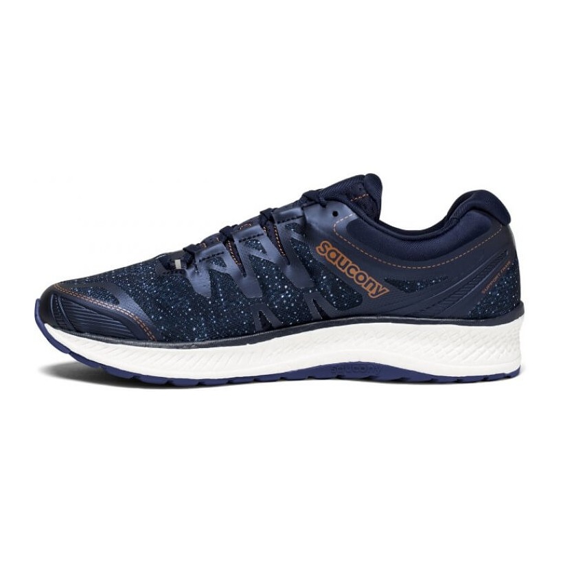 Chaussures Saucony Triumph Iso 4 Bleu Orange SS18