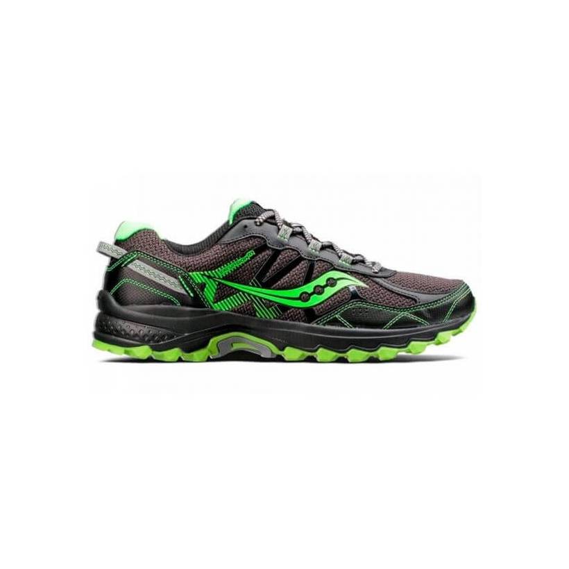 Chaussures Saucony Excursion TR11 Noir et Lime Homme AW17