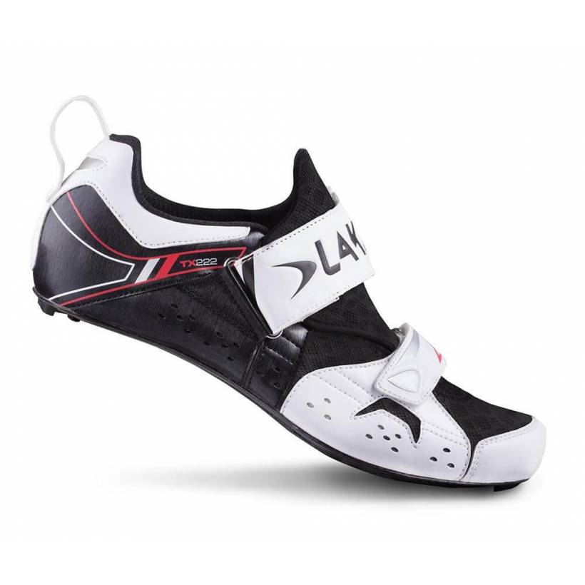 Lake Triatlon TX222 Carbon White and Black Shoes