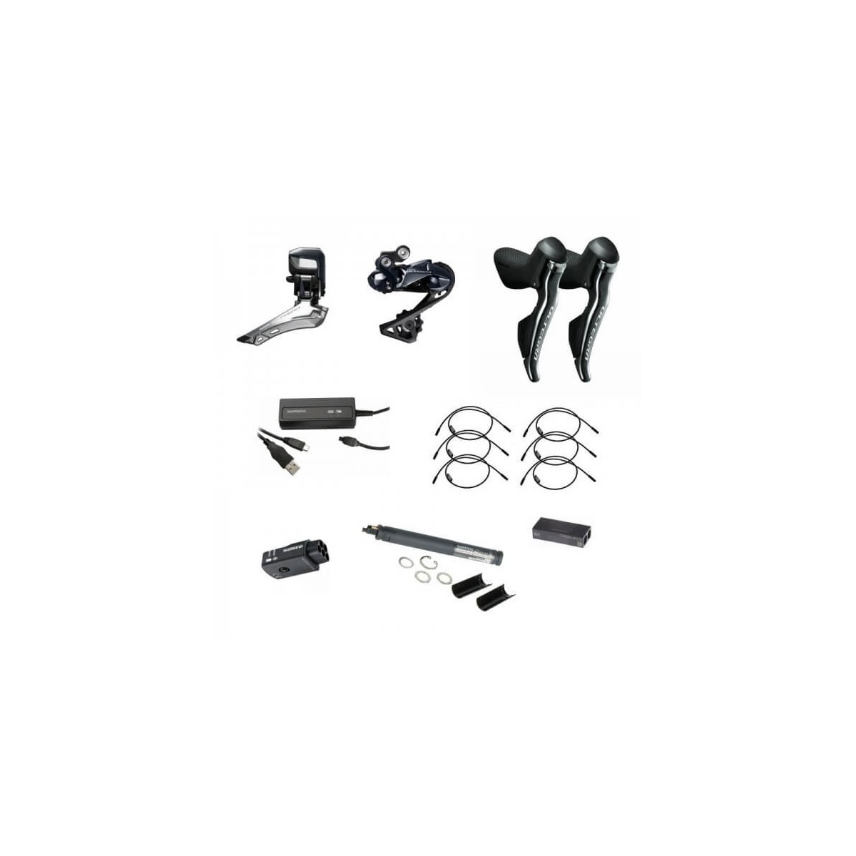 Eleganter günstig Kaufen-Shimano Ultegra DI2 R8050 Elektronisches Kit 2x11. Shimano Ultegra DI2 R8050 Elektronisches Kit 2x11 <![CDATA[Shimano Ultegra DI2 R8050 Elektronisches Kit 2x11 Der neue Ultegra DI2 wirkt dynamischer und eleganter und die Synchro Shift- und Semi Synchro Sh