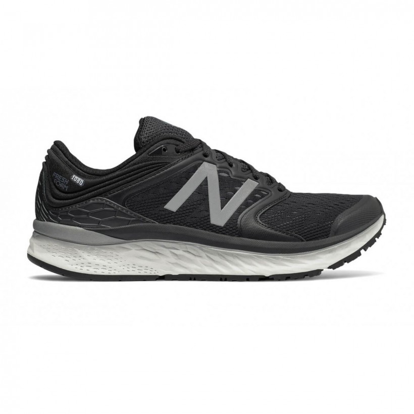 New Balance Fresh Foam 1080BW8 shoes. Color black / gray