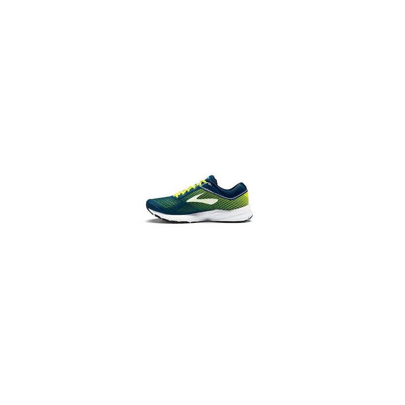 Brooks Launch 5 Shoes Blue / Yellow SS18