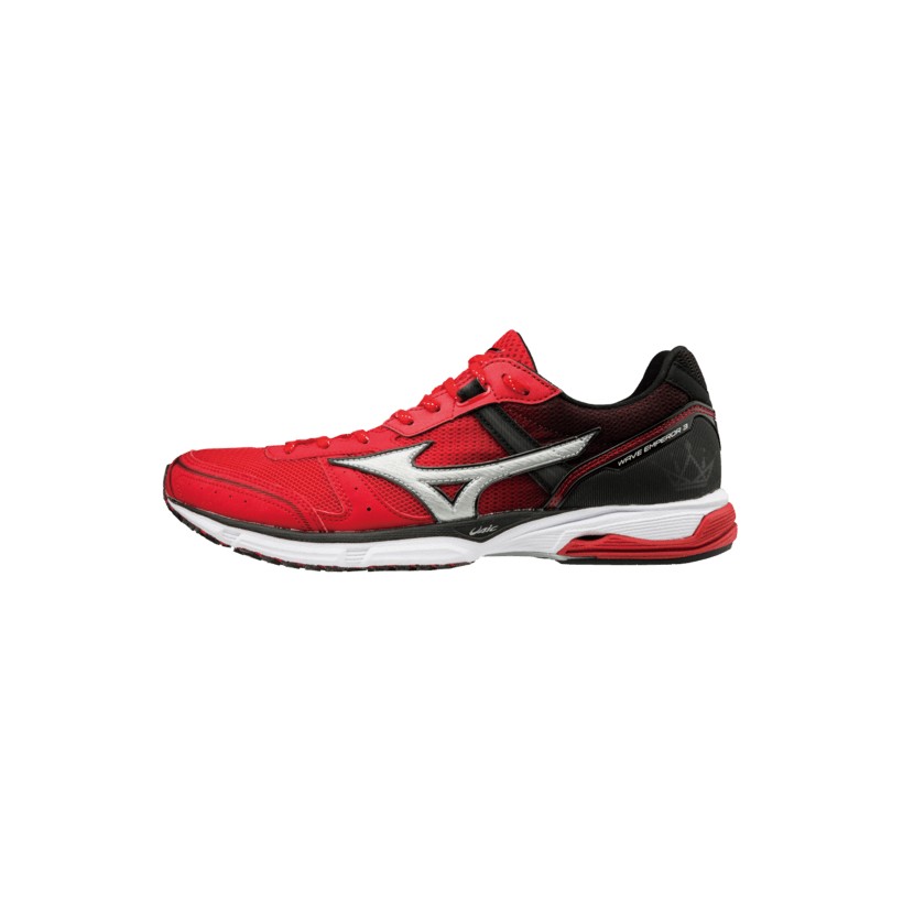 Buty Męskie Mizuno Wave Emperor 3 SS18 Czerwono-Czarne